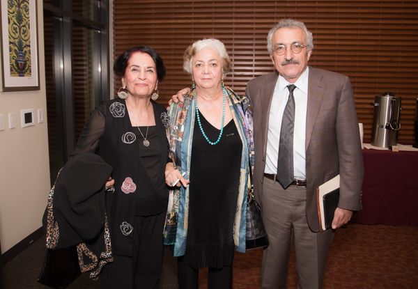 Shahrnush Pasripur, Abbas Milani, and Guests at Bita Prize Event