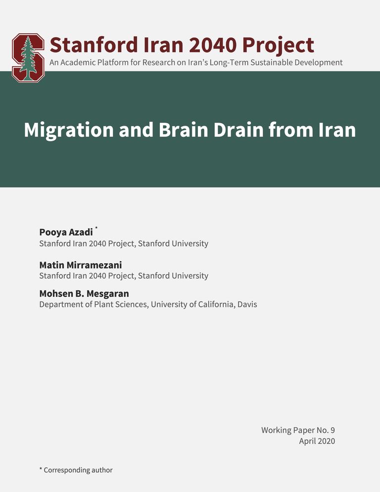 Migration and Brain Drain from Iran